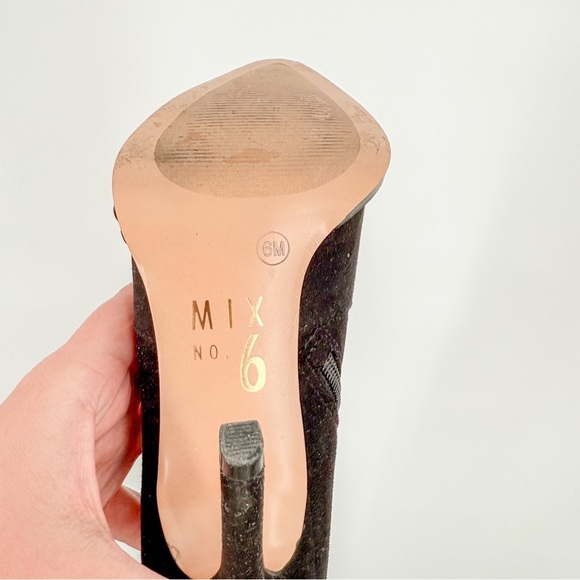 Mix No. 6 Black Over the Knee Boots - Picture 7 of 7